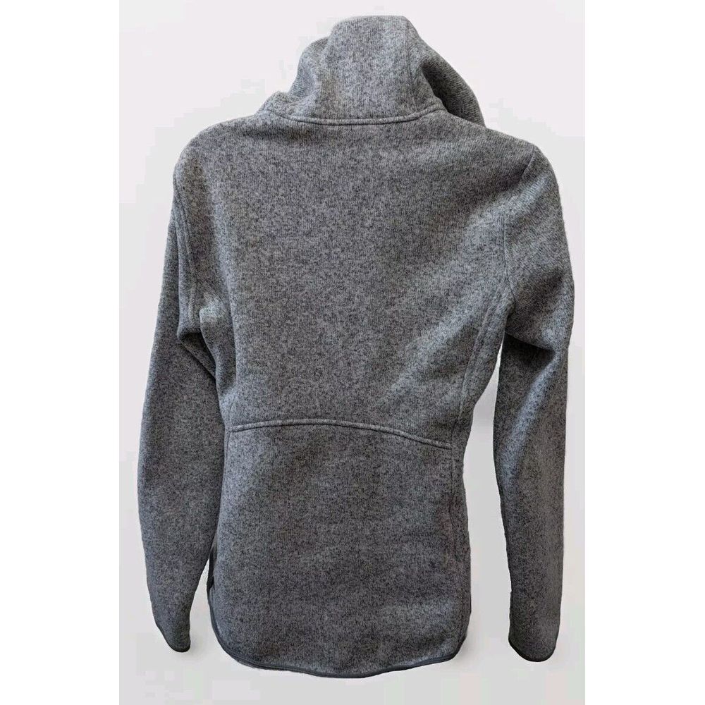 Lululemon Fleece and Thank‎ You Half Zip Pullover Hoodie Heathered Grey Size 6 - Picture 6 of 7